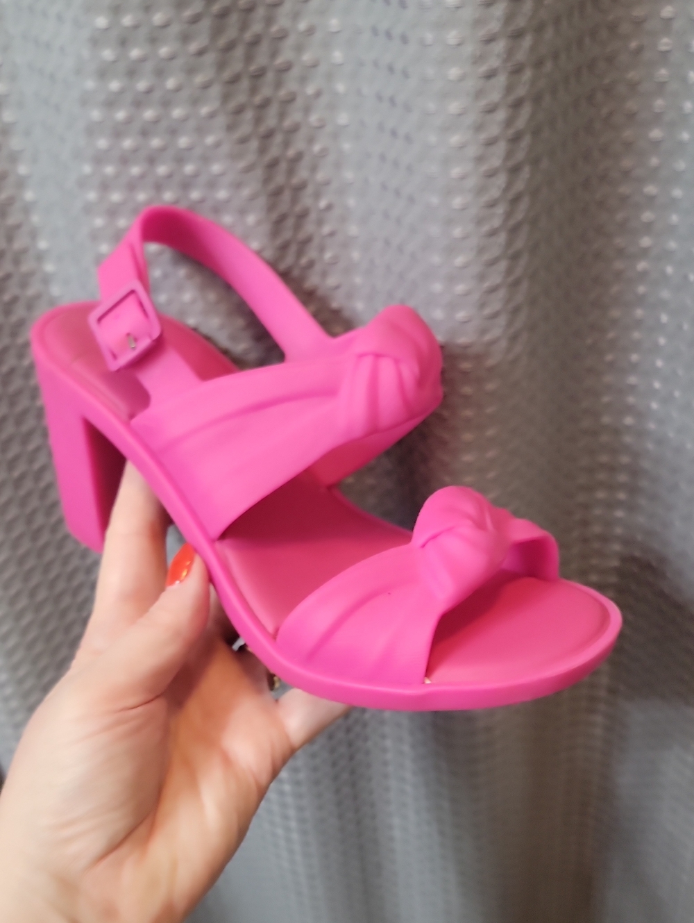 Melissa Rosa Pink Sling Back Heel Sandals Size 5